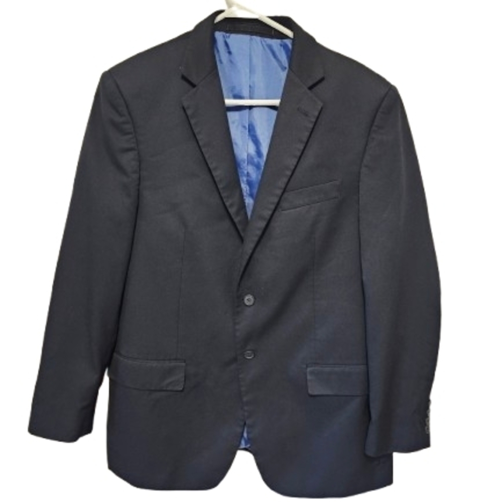 M & S Navy Regular Fit Washable Men's Blazer Suit Coat Size 42 Regular